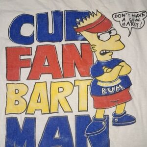 SIM brand Mens size xl Vintage cubs fan Simpson tshirt